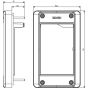 Elvox 41231 1 Module Sable Grey EL-41231 by Elvox
