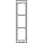 Elvox 41233 3 Modules Sable Grey EL-41233 by Elvox
