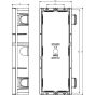 Elvox 9192 Recess Backbox for 2 Modules EL-9192 by Elvox
