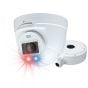 Speco O4TDD2MB 4 Megapixel Network IP Audio and Visual Deterrent AI Turret Camera with 2.8-12mm Lens, Black O4TDD2MB by Speco
