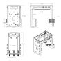 Dotworkz Z-BRACKET Modular Non-Penetrating Wall and Corner Mount System Z-BRACKET by Dotworkz