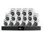 ICRealtime Expand-View-Kit-4K 16 Channel NVR, 6TB HDD with 16x 8 Megapixel Dome Cameras Kit Expand-View-Kit-4K by ICRealtime
