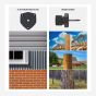 Vosker V300-ULT-US Solar Powered LTE Mobile Security Camera with External Solar Panel V300-ULT-US by Vosker