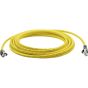 Kramer 99-36000005 Cat 6A S/FTP Slim Patch Cable, Yellow, 5 Meter 99-36000005 by Kramer
