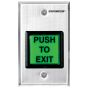 Seco-Larm SD-7202GF-PEQ Square Illuminated Pushbutton DPDT Request-to-Exit Plate SD-7202GF-PEQ by Seco-Larm