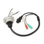 ACTi R706-00003 Back Cover with Pre-installed Network Cable for E44~E46, E44A~E46A R706-00003 by ACTi