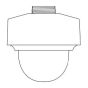 Pelco IMEPM-E Sarix Enhanced Environmental Pendant Mount for Dome Camera IMEPM-E by Pelco