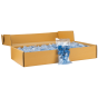 ICC IC107E5VBL CAT 5e EZ Modular Connector, 400 Pack, Blue IC107E5VBL by ICC