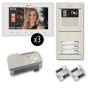 Alpha VKGB2-V7-3AS 3 Unit Video Entry Intercom Kit VKGB2-V7-3AS by Alpha