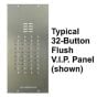 Alpha VI402-005 5 Button VIP Panel with No Directory, Less Flush Back Box VI402-005 by Alpha