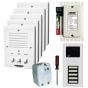Alpha IK543-5S 5 Unit Entry Intercom Kit+Wire IK543-5S by Alpha