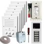 Alpha IK543-6S 6 Unit Entry Intercom Kit+Wire IK543-6S by Alpha