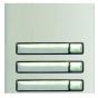 Alpha N3130-AL 3 Button NEXA Panel Module, Aluminium N3130-AL by Alpha