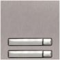 Alpha NX3120 2 Button NEXA Panel Module, Stainless Steel NX3120 by Alpha