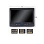 RVS RVS-7706135 620 TVL Backup Camera System with Side Camera, 2.5mm Lens RVS-7706135 by RVS Systems