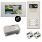 Alpha VKGB2-P7-3AS 3 Unit Touchscreen Video Entry Intercom Kit VKGB2-P7-3AS by Alpha