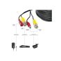 Everfocus MEC-009 30 ft Expansion Cable Connect from ESN41 FHD to a Mini Din Camera MEC-009 by EverFocus