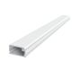 Wire Trak FE020500SRC120 One Piece Latching 1" x 1/2" Surface Raceway, 20 pcs @ 6' length (120'), Clear FE020500SRC120 by Wire Trak