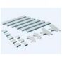 Wire Trak FA000500KITW Raceway Kit, 1" X 1/2" One Piece Packaged Kit, White FA000500KITW by Wire Trak
