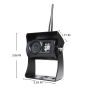 RVS Systems RVS-2CAM-A-13 Wireless Backup Camera with 7" Dual Screen Display, Right Side Camera, 2.1mm Lens RVS-2CAM-A-13 by RVS Systems