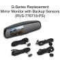RVS Systems RVS-718516-09 Tailgate Backup Camera System for Sierra 2500HD, Mirror Monitor with Dash Camera, 33ft Cable RVS-718516-09 by RVS Systems