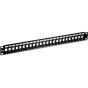 TRENDnet TC-KP24 24 Port Blank Keystone 1U Patch Panel TC-KP24 by TRENDnet