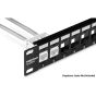 TRENDnet TC-KP24 24 Port Blank Keystone 1U Patch Panel TC-KP24 by TRENDnet