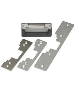Seco-Larm SD-996C-NUQ Universal Door Strike, for Wood or Metal, 3 Faceplates Included