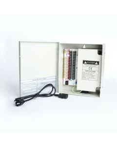 Cantek CTW-12VDC-18P-20A 18 PTC Output CCTV Distributed Power Supply