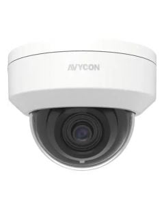 Avycon AVC-TD51F28 5 Megapixel 4-in-1 HD-TVI/CVI/AHD/Analog Indoor IR Dome Camera, 2.8mm Lens, White