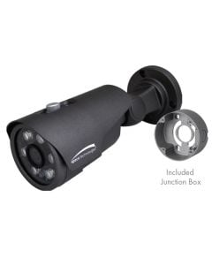 Speco VLT4BG 2592 x 1520 HD-TVI Outdoor IR Bullet Camera with Junction Box, 2.8mm Lens, Grey Housing