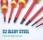 Eclipse Tools SD-8012 7 Pc 1000V Insulated Screwdriver Set SD-8012 by Eclipse Tools