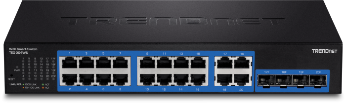 TRENDnet TEG-204WS 20 Port Gigabit Web Smart Switch TEG-204WS by TRENDnet