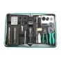 Eclipse Tools PK-6940 Fiber Optic Tool Kit with 2.5mm and 1.25mm Visual Fault Locators, Carbide Scribe, Foam Swabs, Polishing Disk, Kevlar Cutters PK-6940 by Eclipse Tools