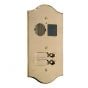 Comelit 3208-2-R Roma Series Brass Video Entrance Panel With 8 Push-Buttons On 2 Rows 3208/2/R by Comelit