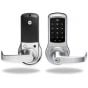 Yale NTB610-ZW2-626 nexTouch Push-Button Lever Lock with Z-Wave, Satin Chrome NTB610-ZW2-626 by Yale