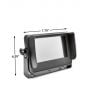 RVS Systems RVS-9900 7 Inch Waterproof Rear View Monitor With a TFT LCD Digital Color Display RVS-9900 by RVS Systems