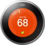 Google Nest T3008US Learning Thermostat 3rd Generation, Stainless Steel T3008US by Google Nest