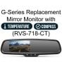 RVS Systems RVS-718500-13 480 TVL Tailgate Camera, Frameless Mirror Monitor, 33ft Cable RVS-718500-13 by RVS Systems