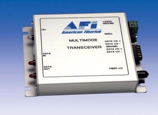 American Fibertek RR-0500 20mA Current Loop Data Transceiver, Multi-Mode, ST Connector RR-0500 by American Fibertek