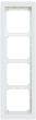 Alpha MT4W 4HX1W Module Panel Frame, White MT4W by Alpha