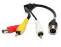 RVS Systems RVS-MV3-IR-04 Surface Mount Backup Camera with IR, 33' Cable, RCA Adapter, Female Power Cable for RCA Adapter RVS-MV3-IR-04 by RVS Systems
