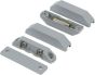 Nascom N282TXGG-STFB Surface Mount Terminal Open Loop Switch / Magnet Set, Low Profile, Beveled Cover Spacers, Gray (10 pack) N282TXGG-STFB by Nascom