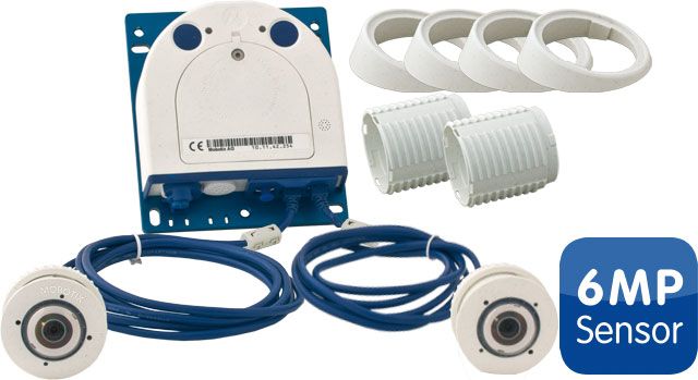 Mobotix MX-S15D-Set2-6MP S15D 6 Megapixel Outdoor Network Camera 1.6mm Lens MX-S15D-Set2-6MP by Mobotix
