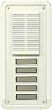 Alpha TT5WS 5 Buttons Entry Panel, White, Surface TT5WS by Alpha