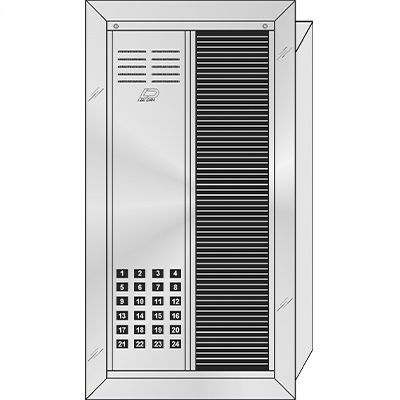 LEE DAN VS-024T 24 Button Flush Mount VAN-GUARD Vandal-Resistant Apartment Entry Panel VS-024T by LEE DAN