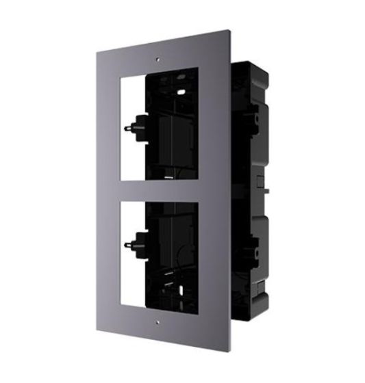 Hikvision DS-KD-ACF2-Plastic 2-Module Flush Mount Accessory (Plastic) for DS-KD8003-IMEx DS-KD-ACF2-Plastic by Hikvision
