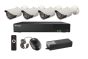 Vitek VT-TH5KT410TB 4 Channel 5-IN-1 (TVI/AHD/CVI/CVBS) DVR, 10TB with 4 x 5 Megapixel Bullet Cameras, 3.6mm Lens VT-TH5KT410TB by Vitek