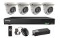 Vitek VT-TH5KT810TA 8 Channel 5-IN-1 (TVI/AHD/CVI/CVBS) DVR, 10TB with 4 x 5 Megapixel Vandal Dome Cameras, 3.6mm Lens VT-TH5KT810TA by Vitek