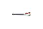West Penn 25355BYE1000 4C 22G Solid, Shielded Plenum Communication Cable, Yellow, 1000' 25355BYE1000 by West Penn